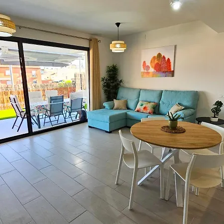 Terrace Mares De Apartment Benajarafe